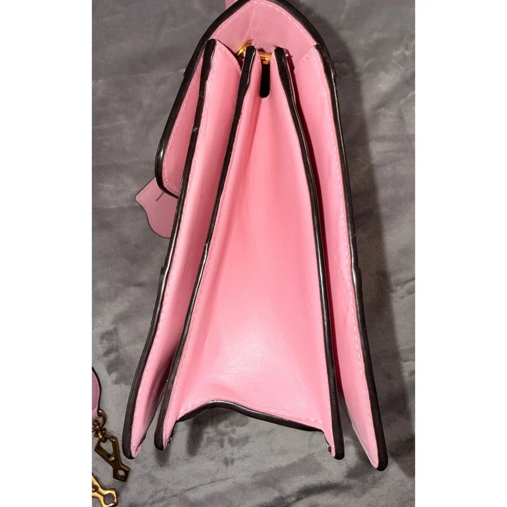 Gucci Queen Margaret Top Handle Crossbody Bag Pink Leather With COA - Picture 5 of 16